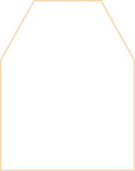 Beige Aesthetic Shape Outline