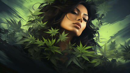 Cannabis Woman