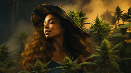 Cannabis Woman