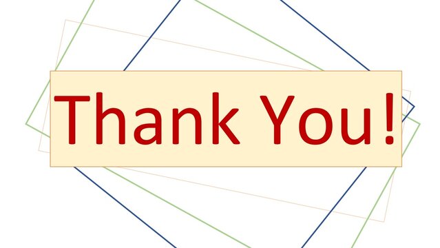 it is a picture of thank you slide for last slide powerpoint presentations