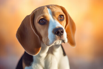 High energy beagle dog By AI