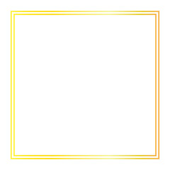 Fototapeta premium Gold Border Frame