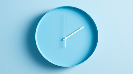 A close-up of a minimalist living room clock, with a clean and modern design.