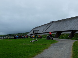 Fototapeta na wymiar Lofotr Vikingmuseum - Borg - Norvège
