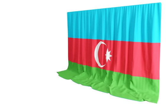 Bold colors of Bayraq flutter with patriotic 3D rendered beauty Cultural conferences enhance unity in historical backdrop