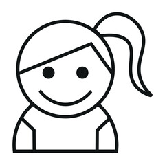 School Girl Icon