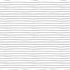 Hand drawn uneven strips in black on white background. For fashion graphics such as textile allover print, for home decor such as wallpaper, tablecloths, bedclothes, for wrapping, covering, decoration