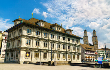 Rathaus, the Town Hall of Zurich in Switzerland