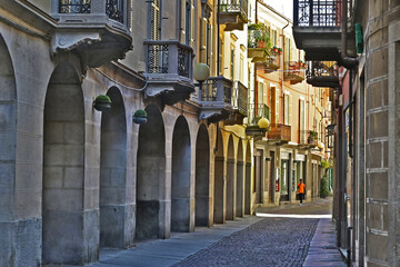 Biella.  le strade del cento storico - Piemonte