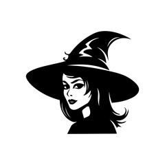 halloween witch with hat
