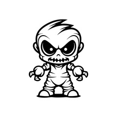 black and white skull