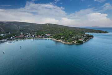 Fototapeta na wymiar Drone view of Balikliova, Urla / Izmir.