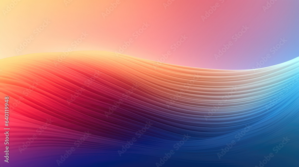Aufkleber abstract vibrant colorful gradient fluid flow wave background extreme closeup. generative ai.