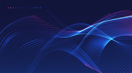 Abstract colored dynamic waves.