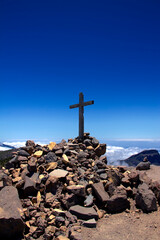 Pico de la Nieve Aussichtsgipfel auf dem Vulkanrand. © Red-Baron