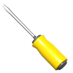 3d icon Screwdriver, 3d illustration, 3d element, 3d rendering.