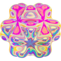 Abstract Geometric Holographic 3D Shape