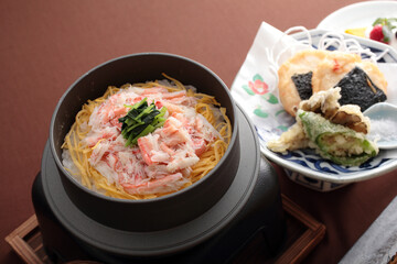 蟹ごはん