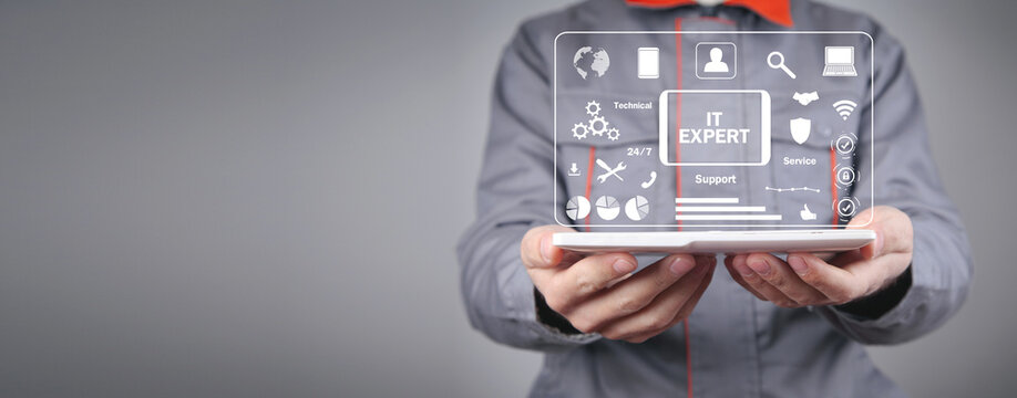 IT Expert. Information. Technology. Business