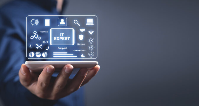 IT Expert. Information. Technology. Business