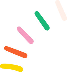 Abstract hand drawn organic shape