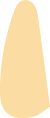 Abstract hand drawn organic shape