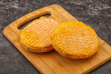 Raw chicken cutlet for roast