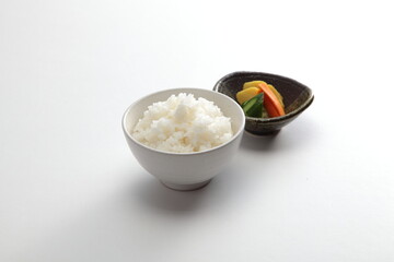 ごはんと漬物