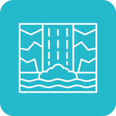 Waterfall Icon