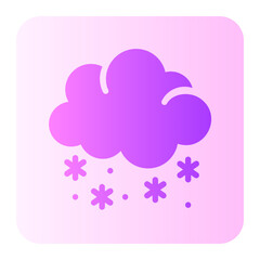 snow gradient icon