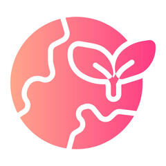 green earth gradient icon