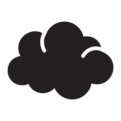 cloud glyph icon