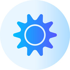 sun gradient icon