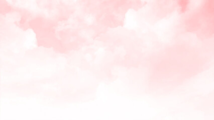 white cloud with pink sky background - obrazy, fototapety, plakaty