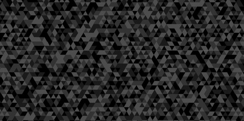 Abstract black and white background. Abstract geometric pattern gray and black Polygon Mosaic triangle Background, business and corporate background.	
