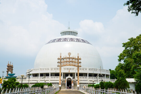 Deekshabhoomi, a Buddhist temple, It is an important Buddhist pilgrim place in India