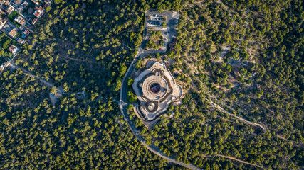 view of the palace city, Castell de Bellver