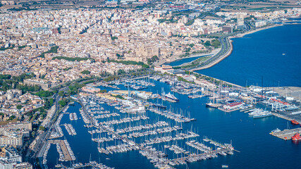 aerial view, Palma de Mallorca