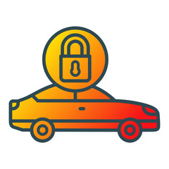 Locked Car Icon
