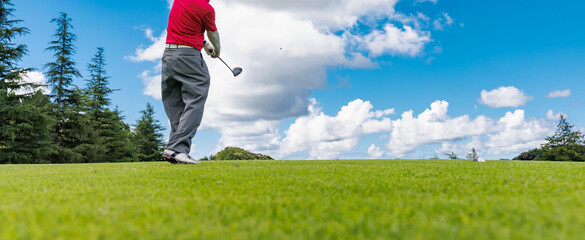 新緑が綺麗なゴルフ場