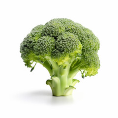 broccoli isolated on white