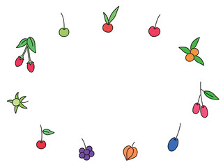 木の実のフレーム