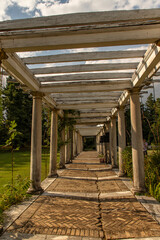 The gardens at Swannanoa Mansion in Afton, Virginia