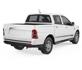 Pickup Truck Isolated