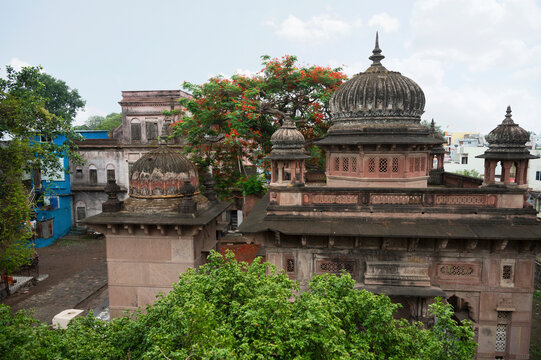 Chhattris of the princely rulers of Dhar, the Punwar family, located in Dhar, Madhya Pradesh, India
