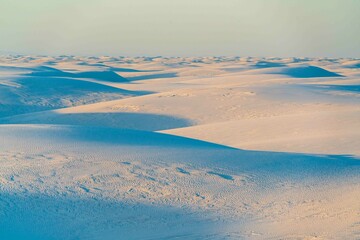 Fototapeta na wymiar The Landscape of White Sands National Park