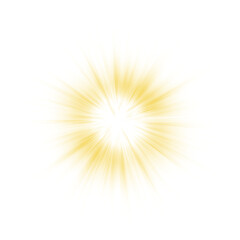 Overlays, overlay, light transition, effects sunlight, lens flare, light leaks. High-quality stock PNG image of sun rays light overlays yellow flare glow isolated on transparent backgrounds for design - obrazy, fototapety, plakaty
