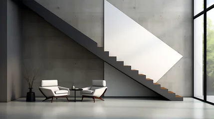 Fototapeten Modern and luxe interior with chair. - concept art.  © LiezDesign
