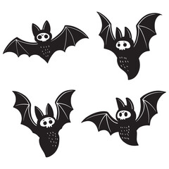 Halloween Bat Clipart Bundle