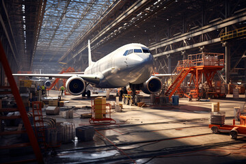 aircraft manufacturing site
